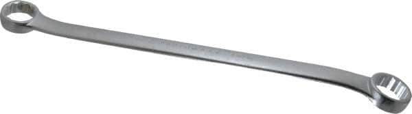 Proto - 1-7/16" x 1-1/2" 12 Point Offset Box Wrench - Double End, 22-1/4" OAL, Steel, Polished Finish, 15° Offset - Exact Tool & Supply