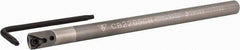 Everede Tool - 0.3" Min Bore Diam, 4" OAL, 1/4" Shank Diam, Indexable Boring Bar - TDA Insert, Screw Holding Method - Exact Tool & Supply