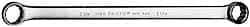 Proto - 13/16" x 7/8" 12 Point Offset Box Wrench - Double End, 13-1/8" OAL, Steel, Polished Finish, 15° Offset - Exact Tool & Supply
