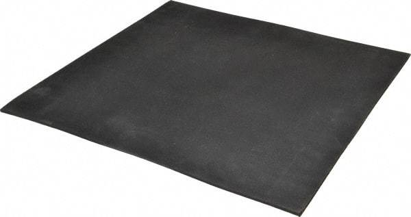Made in USA - 12" Long, 12" Wide, 1/8" Thick, Neoprene Rubber Foam Sheet - 45 to 55 Durometer, Black, -20 to 180°F, 1,000 psi Tensile Strength, Adhesive Backing, Stock Length - Exact Tool & Supply