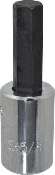 Proto - 1/2" Drive, 5/8" Hex Bit Socket - 4" OAL, 2" Bit Length - Exact Tool & Supply