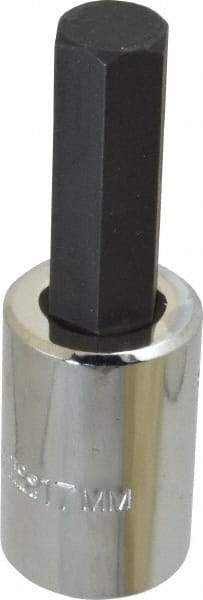 Proto - 1/2" Drive, 17mm Hex Bit Socket - 4" OAL - Exact Tool & Supply