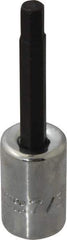 Proto - 3/8" Drive, 7/32" Hex Bit Socket - 2-23/32" OAL, 1-5/8" Bit Length - Exact Tool & Supply