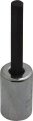 Proto - 3/8" Drive, 1/4" Hex Bit Socket - 2-23/32" OAL, 1-5/8" Bit Length - Exact Tool & Supply
