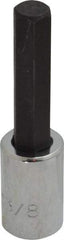 Proto - 3/8" Drive, 3/8" Hex Bit Socket - 2-23/32" OAL, 1-5/8" Bit Length - Exact Tool & Supply