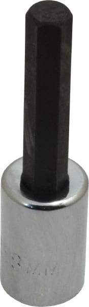 Proto - 3/8" Drive, 8mm Hex Bit Socket - 2-5/8" OAL, 1-5/8" Bit Length - Exact Tool & Supply