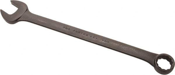 Proto - 1-3/4" 12 Point Offset Combination Wrench - 15° Offset Angle, 25" OAL, Steel, Black Finish - Exact Tool & Supply