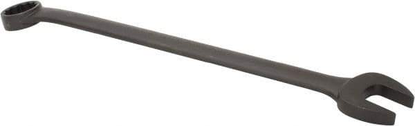 Proto - 1-13/16" 12 Point Offset Combination Wrench - 15° Offset Angle, 25" OAL, Steel, Black Finish - Exact Tool & Supply