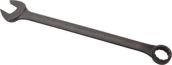 Proto - 2" 12 Point Offset Combination Wrench - 15° Offset Angle, 28" OAL, Steel, Black Finish - Exact Tool & Supply
