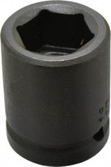 Proto - 3/4" Drive 1" Standard Impact Socket - 6 Points, 2-1/16" OAL - Exact Tool & Supply