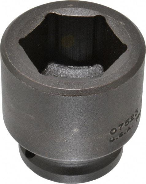 Proto - 3/4" Drive 1-7/16" Standard Impact Socket - 6 Points, 2-5/16" OAL - Exact Tool & Supply