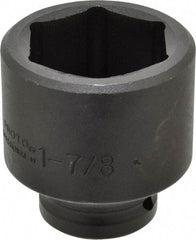Proto - 3/4" Drive 1-7/8" Standard Impact Socket - 6 Points, 2-13/16" OAL - Exact Tool & Supply