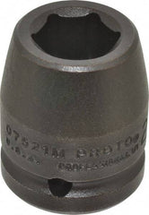 Proto - 3/4" Drive 21mm Standard Impact Socket - 6 Points, 1-59/64" OAL - Exact Tool & Supply