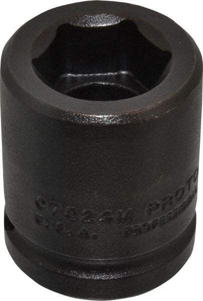 Proto - 3/4" Drive 24mm Standard Impact Socket - 6 Points, 2" OAL - Exact Tool & Supply
