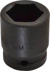 Proto - 3/4" Drive 31mm Standard Impact Socket - 6 Points, 2-11/64" OAL - Exact Tool & Supply
