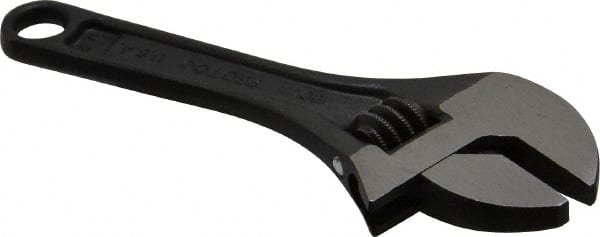 Proto - Adjustable Wrenches; Wrench Type: Adjustable ; Wrench Size (Inch): 4 ; Jaw Capacity (Inch): 1/2 ; Material: Steel ; Finish/Coating: Black ; ANSI Spec: B107.8m - Exact Tool & Supply