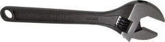 Proto - 1-5/16" Jaw Capacity, 10" Standard Adjustable Wrench - Steel, Black Finish - Exact Tool & Supply