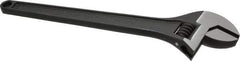 Proto - 1-11/16" Jaw Capacity, 15" Standard Adjustable Wrench - Steel, Black Finish - Exact Tool & Supply