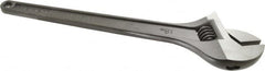 Proto - Adjustable Wrenches; Wrench Type: Adjustable ; Wrench Size (Inch): 18 ; Jaw Capacity (Inch): 2-1/16 ; Material: Steel ; Finish/Coating: Black ; ANSI Spec: B107.8m - Exact Tool & Supply