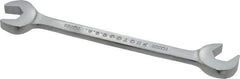 Proto - 10mm Standard Open End Wrench - 4-7/8" OAL, Double End, Chrome Finish, 15° & 60° Head Angle - Exact Tool & Supply