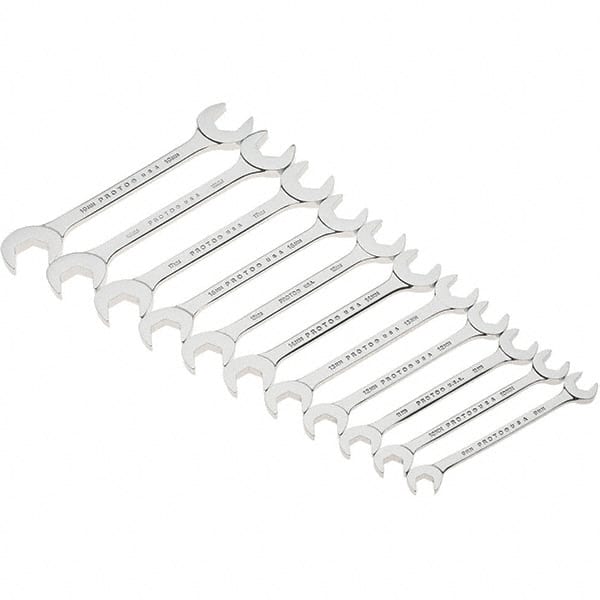Proto - 3/8", Chrome Finish, Open End Wrench - Exact Tool & Supply