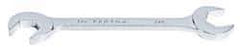 Proto - 3/8" Standard Open End Wrench - 4-3/4" OAL, Double End, Chrome Finish, 15° & 60° Head Angle - Exact Tool & Supply