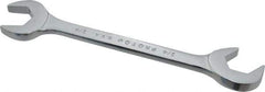 Proto - 3/4" Standard Open End Wrench - 7" OAL, Double End, Chrome Finish, 15° & 60° Head Angle - Exact Tool & Supply