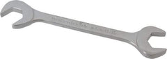 Proto - 13/16" Standard Open End Wrench - 7-1/2" OAL, Double End, Chrome Finish, 15° & 60° Head Angle - Exact Tool & Supply