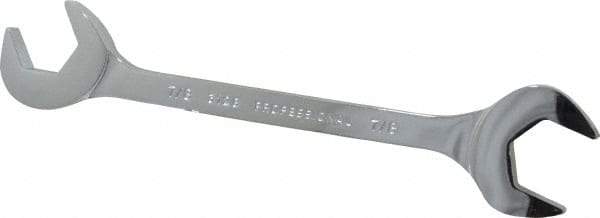 Proto - 7/8" Standard Open End Wrench - 8" OAL, Double End, Chrome Finish, 15° & 60° Head Angle - Exact Tool & Supply