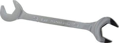Proto - 7/8" Standard Open End Wrench - 8" OAL, Double End, Chrome Finish, 15° & 60° Head Angle - Exact Tool & Supply