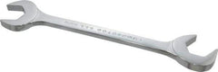 Proto - 1-1/16" Standard Open End Wrench - 10-1/4" OAL, Double End, Chrome Finish, 15° & 60° Head Angle - Exact Tool & Supply