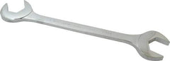 Proto - 1-1/4" Standard Open End Wrench - 12-1/4" OAL, Double End, Chrome Finish, 15° & 60° Head Angle - Exact Tool & Supply
