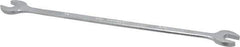 Proto - 7/16" x 1/2" Standard Extra Thin Open End Wrench - 10" OAL, Double End, Satin Finish, 15° Head Angle - Exact Tool & Supply
