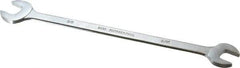Proto - 9/16" x 5/8" Standard Extra Thin Open End Wrench - 10" OAL, Double End, Satin Finish, 15° Head Angle - Exact Tool & Supply