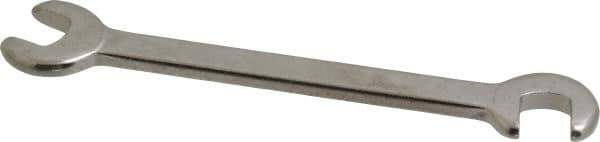 Proto - 9/32" Stubby Open End Wrench - 3-1/2" OAL, Double End, Satin Finish, 15° & 75° Head Angle - Exact Tool & Supply