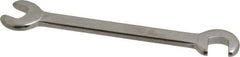 Proto - 9/32" Stubby Open End Wrench - 3-1/2" OAL, Double End, Satin Finish, 15° & 75° Head Angle - Exact Tool & Supply
