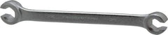 Proto - 3/8 x 7/16", Chrome Finish, Open End Flare Nut Wrench - 6 Points, 6-1/4" OAL, Steel, Double End Head - Exact Tool & Supply