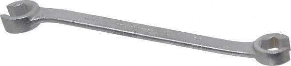 Proto - 5/8 x 11/16", Chrome Finish, Open End Flare Nut Wrench - 6 Points, 8-3/4" OAL, Steel, Double End Head - Exact Tool & Supply