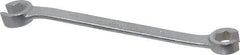 Proto - 5/8 x 11/16", Chrome Finish, Open End Flare Nut Wrench - 6 Points, 8-3/4" OAL, Steel, Double End Head - Exact Tool & Supply