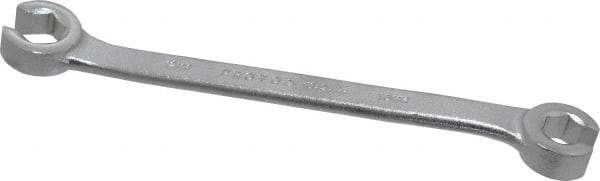 Proto - 10 x 12mm, Chrome Finish, Open End Flare Nut Wrench - 6 Points, 6-15/16" OAL, Steel, Double End Head - Exact Tool & Supply