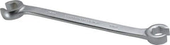 Proto - 13 x 14mm, Chrome Finish, Open End Flare Nut Wrench - 6 Points, 7-1/2" OAL, Steel, Double End Head - Exact Tool & Supply