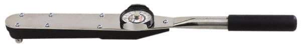 Proto - 1" Drive Dial Torque Wrench - 1,000 Ft/Lb Torque, 74-1/4" OAL, 20 Ft/Lb Graduation, Fixed Head - Exact Tool & Supply