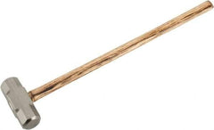 Stanley - 12 Lb Head, 35" Long Sledge Hammer - Steel Head, Wood Handle - Exact Tool & Supply
