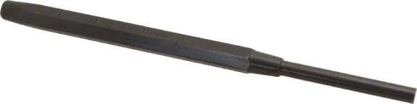 Proto - 1/4" Pin Punch - 6-3/4" OAL, Steel - Exact Tool & Supply