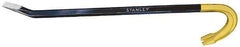 Stanley - 24" OAL Wrecking Bar - 3/4" Wide - Exact Tool & Supply