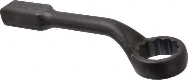 Proto - 2-1/4" 12 Point Striking Box Wrench - Single End, 3-3/8" Head Diam x 1-1/2" Head Thickness, 13-1/2" OAL, Steel - Exact Tool & Supply