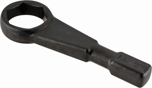 Proto - 3-1/8" 6 Point Striking Box Wrench - Single End, 4-31/64" Head Diam, 13-13/16" OAL, Steel, Black Finish - Exact Tool & Supply
