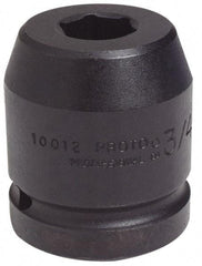 Proto - 1" Drive 4-1/8" Standard Impact Socket - 6 Points, 5-1/2" OAL - Exact Tool & Supply