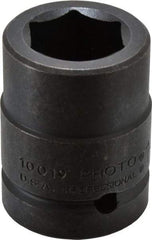 Proto - 1" Drive 1-3/16" Standard Impact Socket - 6 Points, 2-5/8" OAL - Exact Tool & Supply