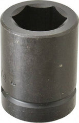 Proto - 1" Drive 1-1/4" Standard Impact Socket - 6 Points, 2-5/8" OAL - Exact Tool & Supply